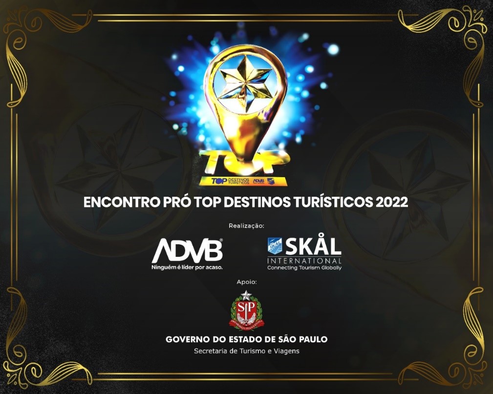 Read more about the article Prêmio reconhece os destinos turísticos paulistas  que mais se destacaram em 2022