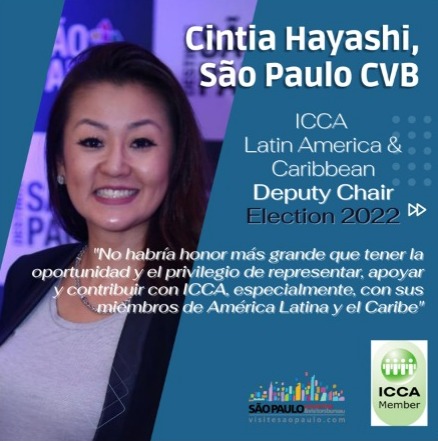Read more about the article Cintia Mari Hayashi disputa VP da ICCA Latam & El Caribe