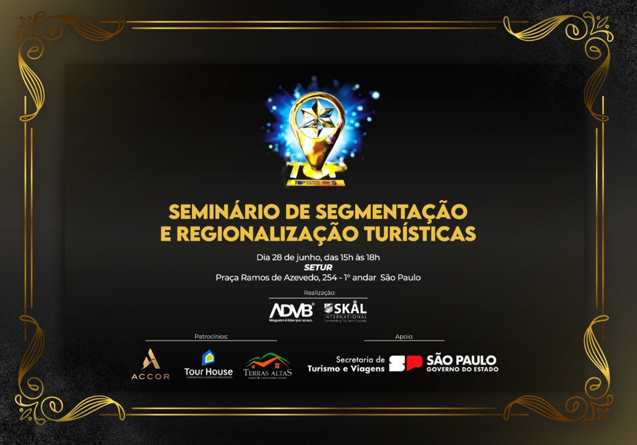 Read more about the article Top Destinos Turísticos promove Seminário na sede da Setur SP